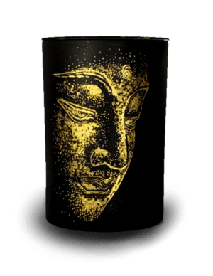 Keramikurne "Buddha Gold", Einzelstück