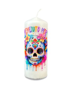 Kerze "MEMENTO MORI" 150 x 58mm