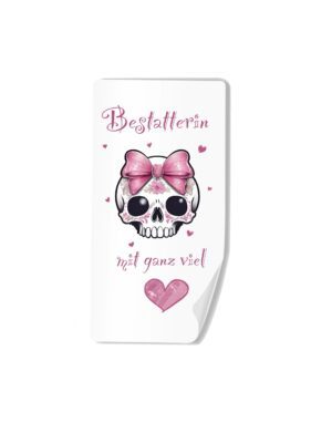 Sticker "Bestatterin mit ganz viel <3"