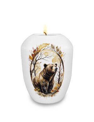 Gedenklicht / Memory Urne mit Motiv Spirit Animal