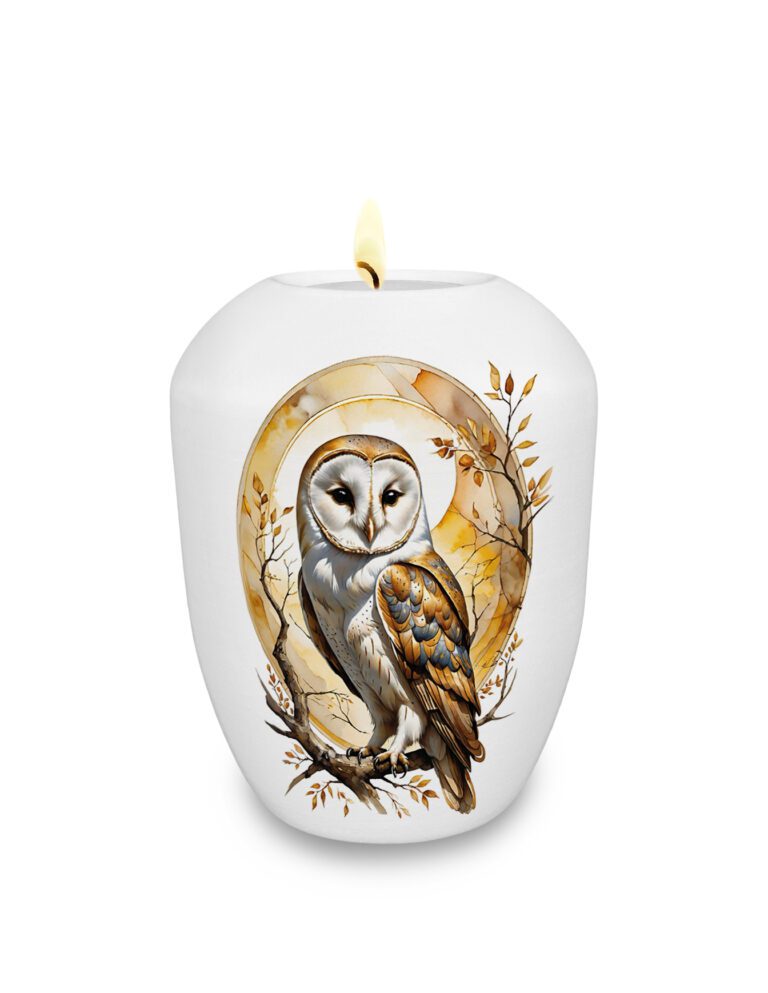 Gedenklicht / Memory Urne mit Motiv Spirit Animal