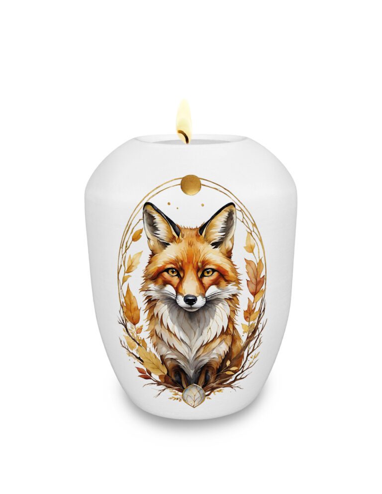 Gedenklicht / Memory Urne mit Motiv Spirit Animal