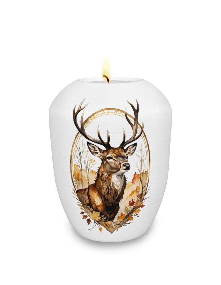 Gedenklicht / Memory Urne mit Motiv Spirit Animal