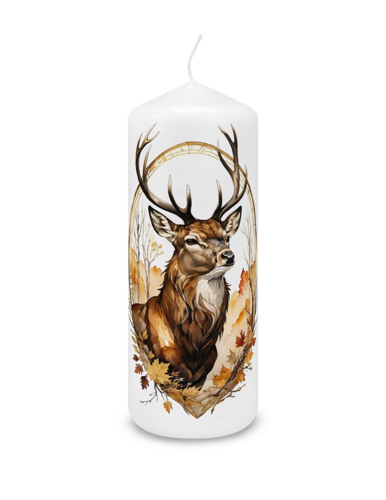 Kerze "Spirit Animal - Hirsch" 80 x 200 mm