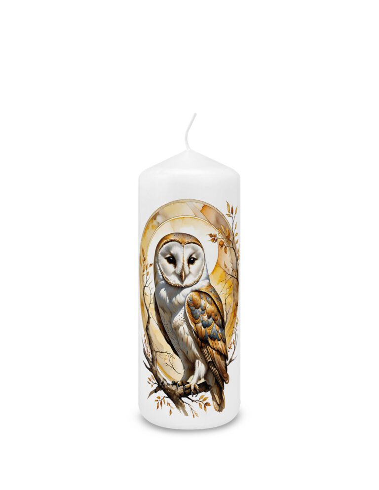 Kerze "Spirit Animal Eule" 150 x 58 mm