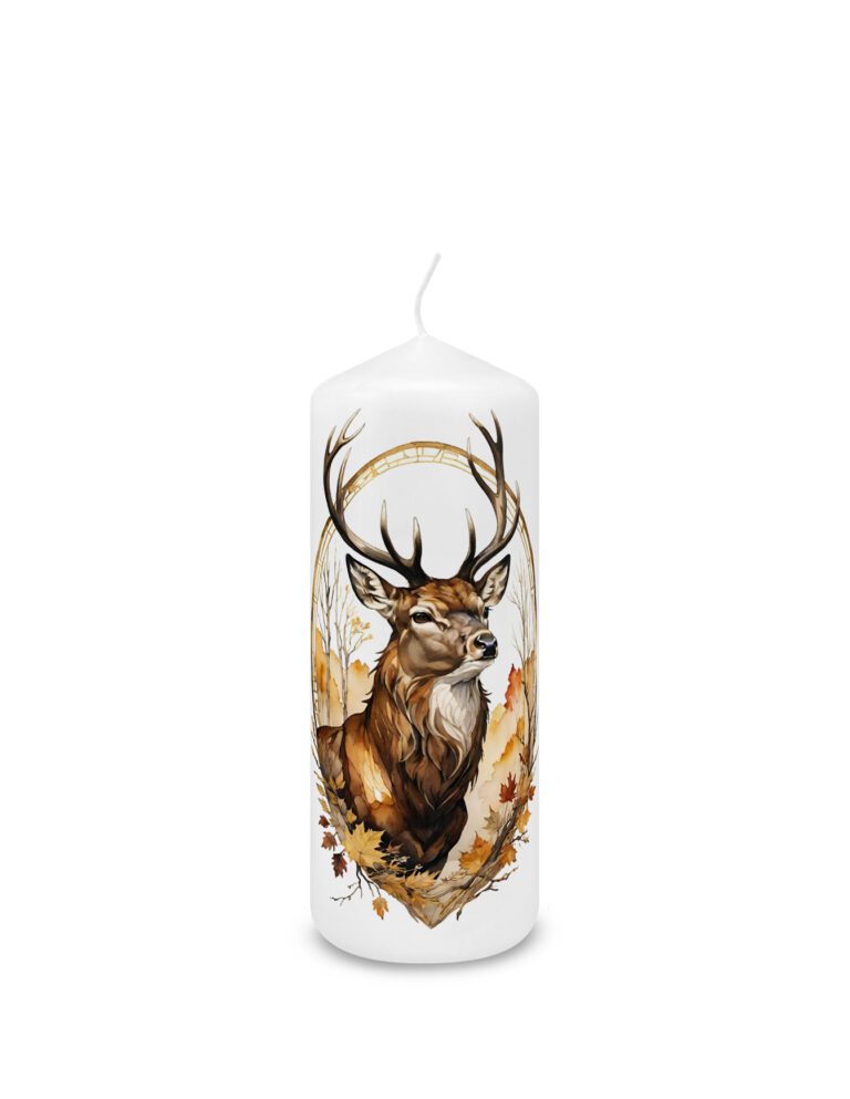 Kerze "Spirit Animal Hirsch" 150 x 58 mm