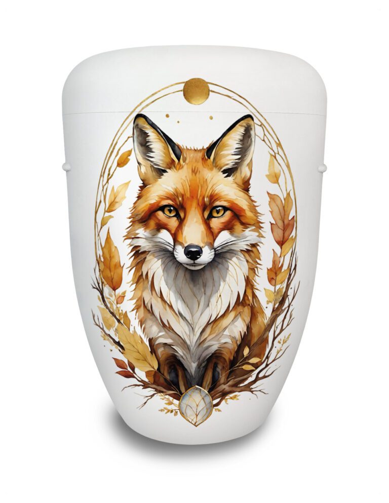 Naturstoffurne "Spirit Animal - Fuchs“