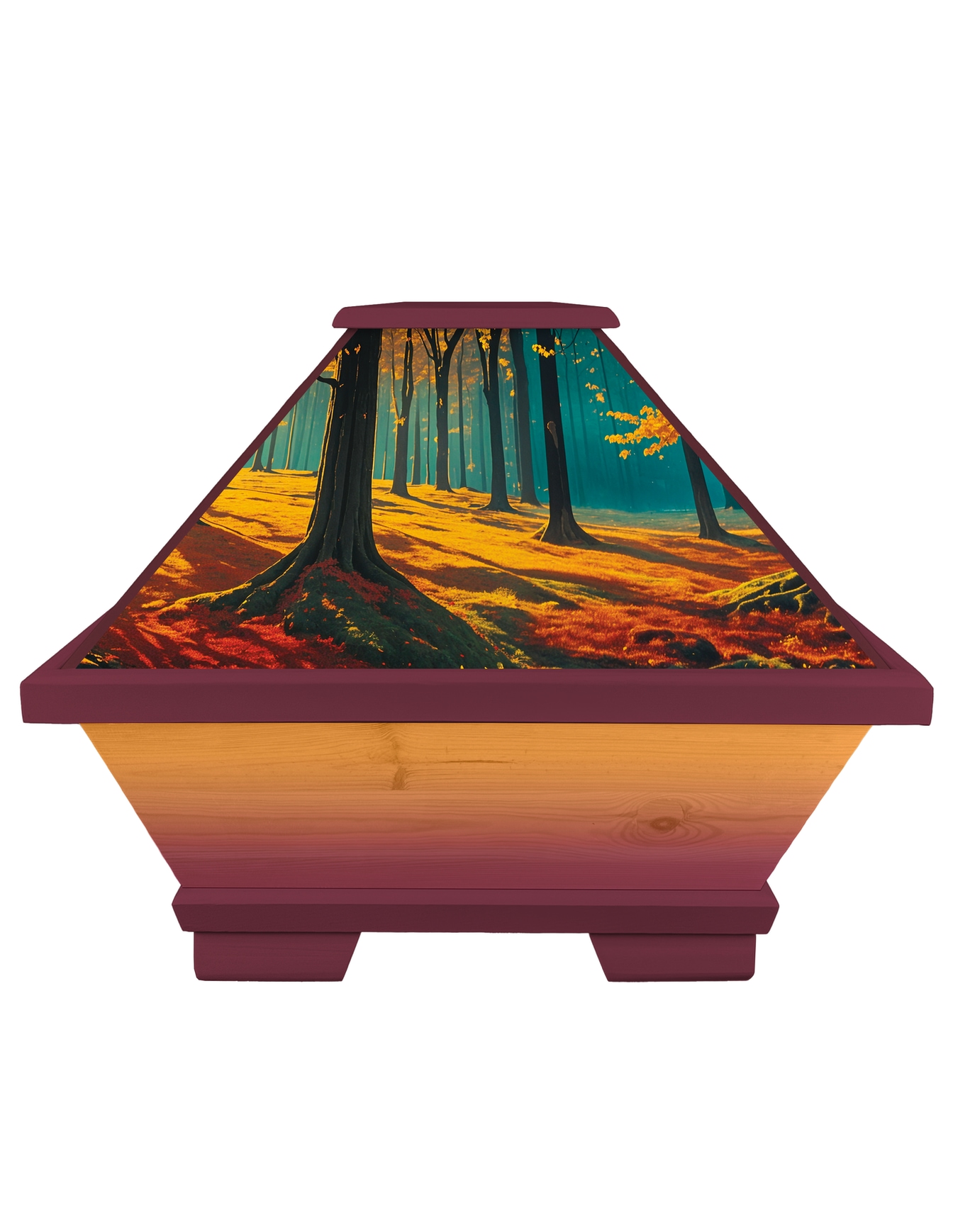 Kiefernsarg Herbstwald – Kopfende (KS-59-17)