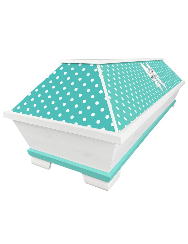 Sarg gepunktet mit Polka Dots im Rockabilly Stil der 50s