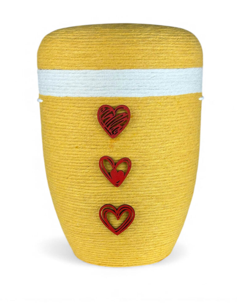 Naturstoffurne "Wolle meets Holz" WH-234-b