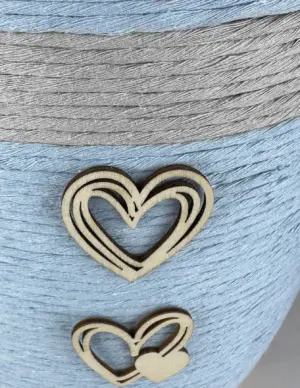 Urne mit Wolle Detail