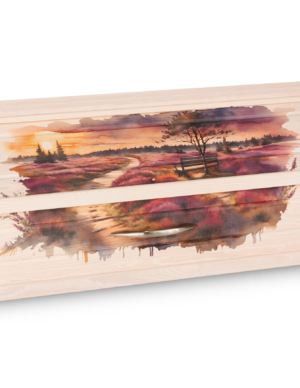 Sarg Lüneburger Heide mit Lavendel