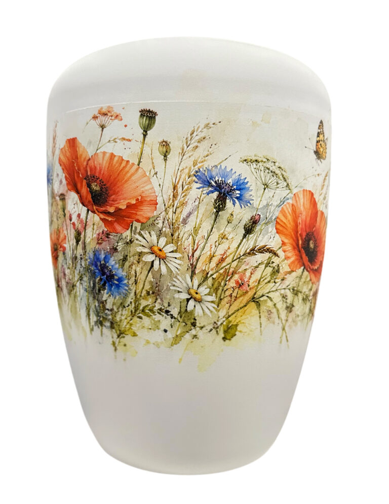 Naturstoffurne "Sommerblumenwiese"